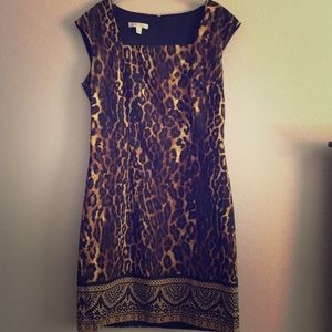 London Times Leopard Dress